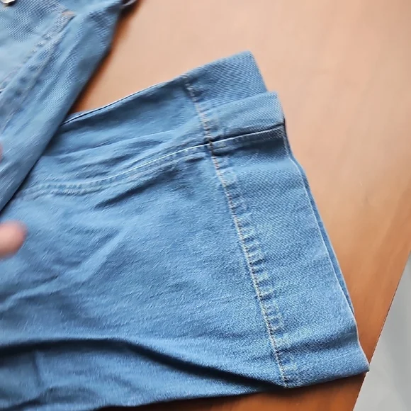 J. Crew Sky Blue 96 Denim Trouser Flare Leg - Picture 5 of 7